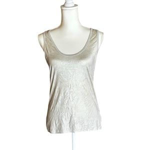 Rock and Republic Taupe Metallic Tank